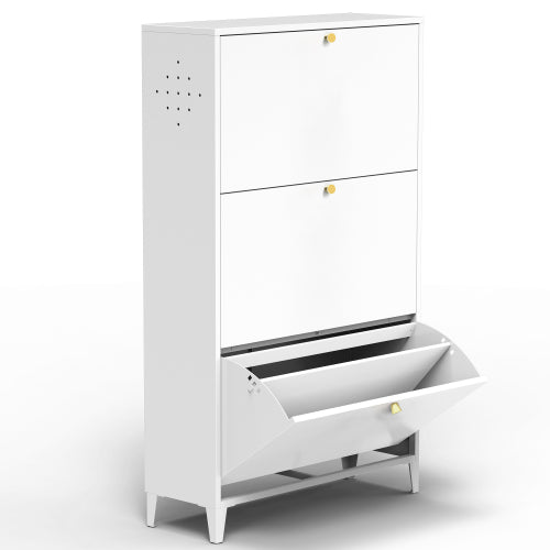 Merritt Shoe Cabinet (White)