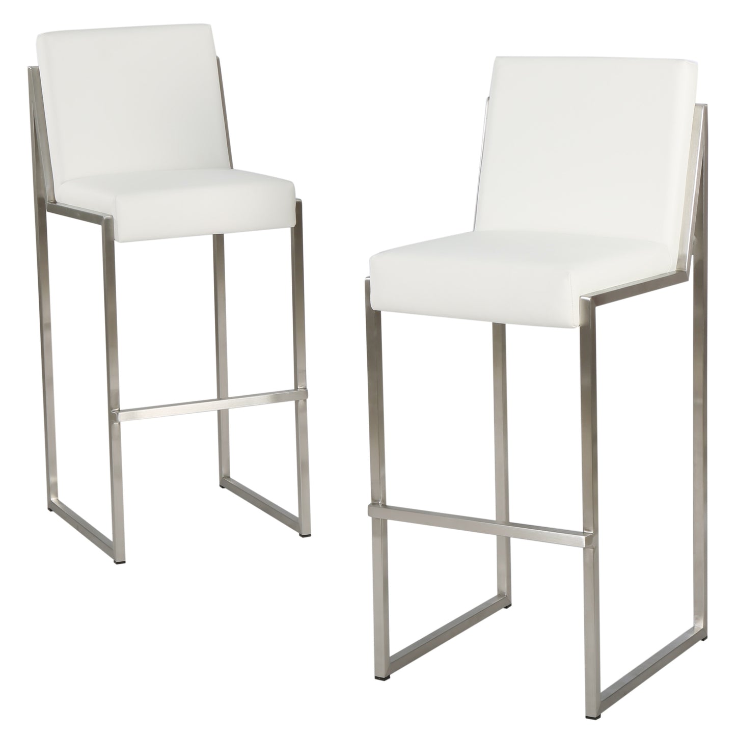 Knox Bar Stool, Set of 2 (White)