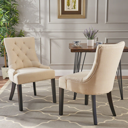 Bella Dining Chair, Set of 2 (Beige)