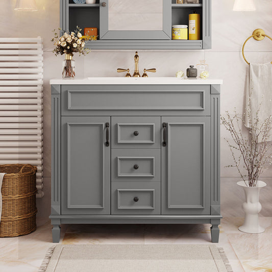 Becker Bathroom Vanity (Grey)