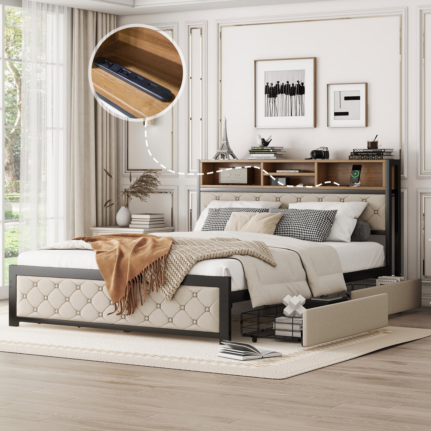Coraline Bed, Queen