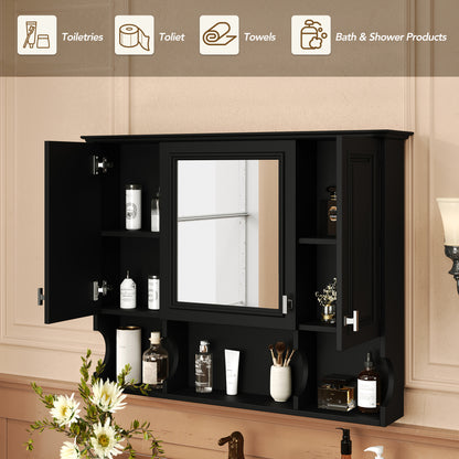 Kylan Bathroom Cabinet, Black