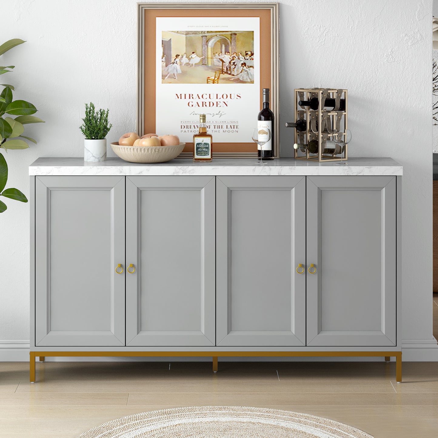 Jennings Accent Cabinet (Grey)