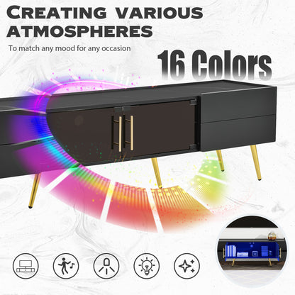 Evelynn TV Stand (Black)