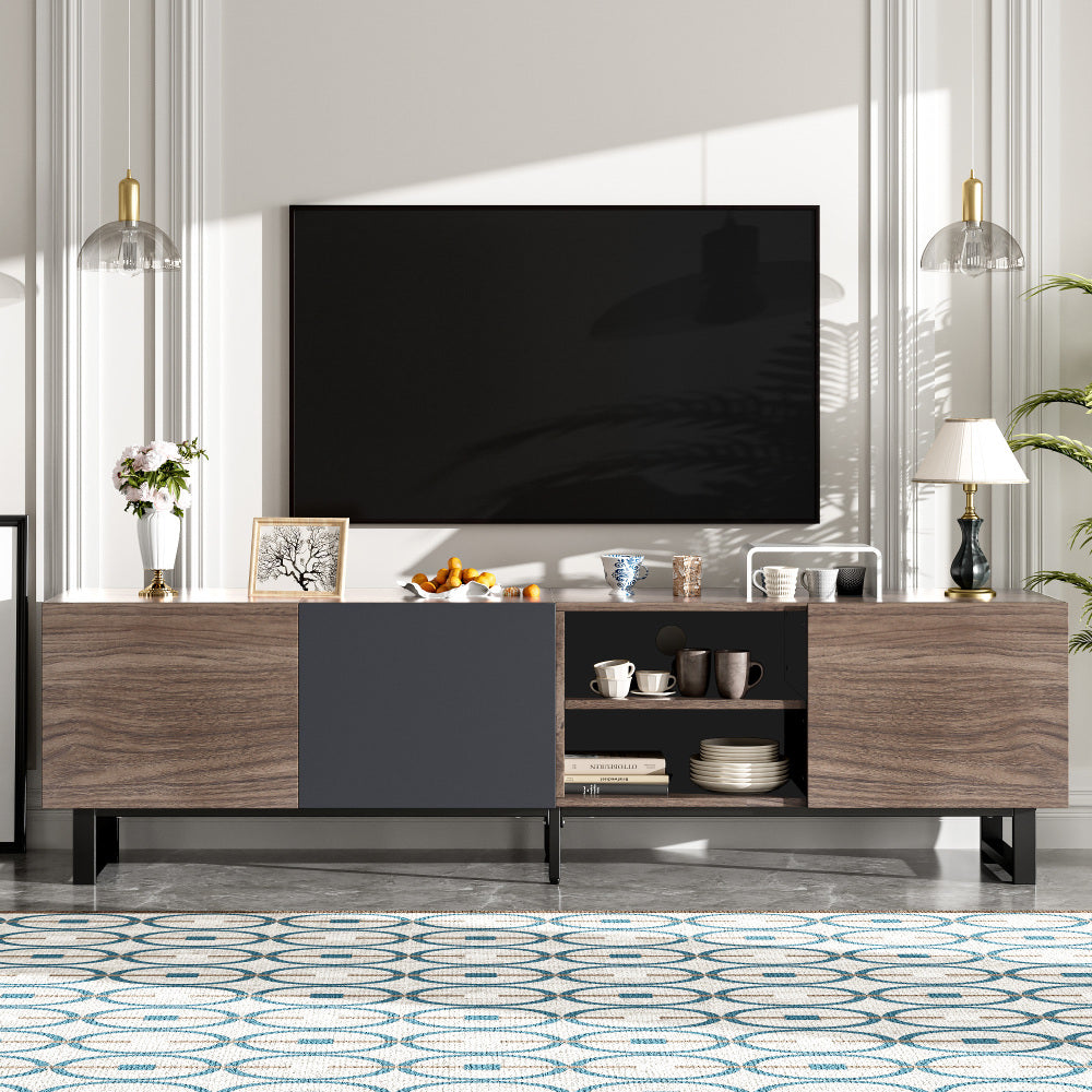 Karter TV Stand (Dark Brown)