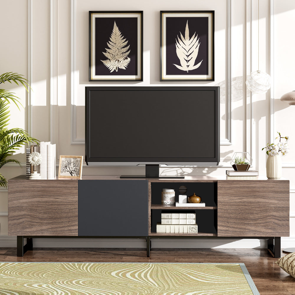 Karter TV Stand (Dark Brown)