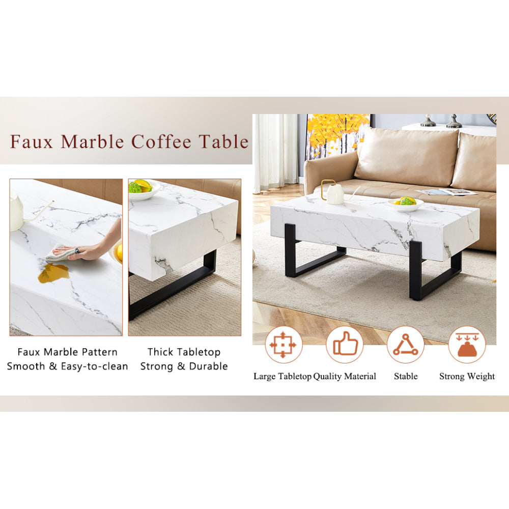 Ezra Coffee Table (White)