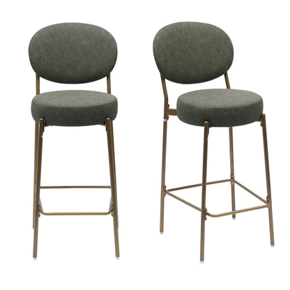 Vance Bar Stool, Set of 2 (Green)