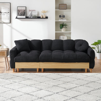 Cassidy Sofa Bed with Storage (Black)