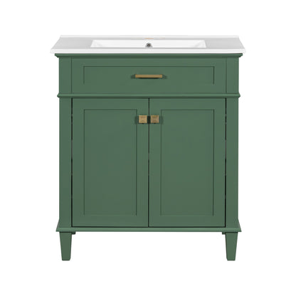 Gill Bathroom Vanity (Green)