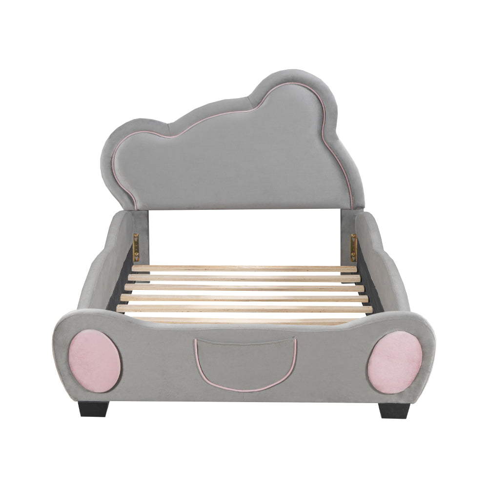 Lester Kids Bed, Twin (Grey)