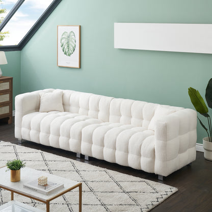 Siena 102" Sofa (White)