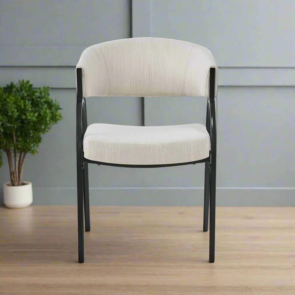 Melton Dining Chair, Set of 2 (Beige)