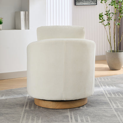 Frances Swivel Chair (White)