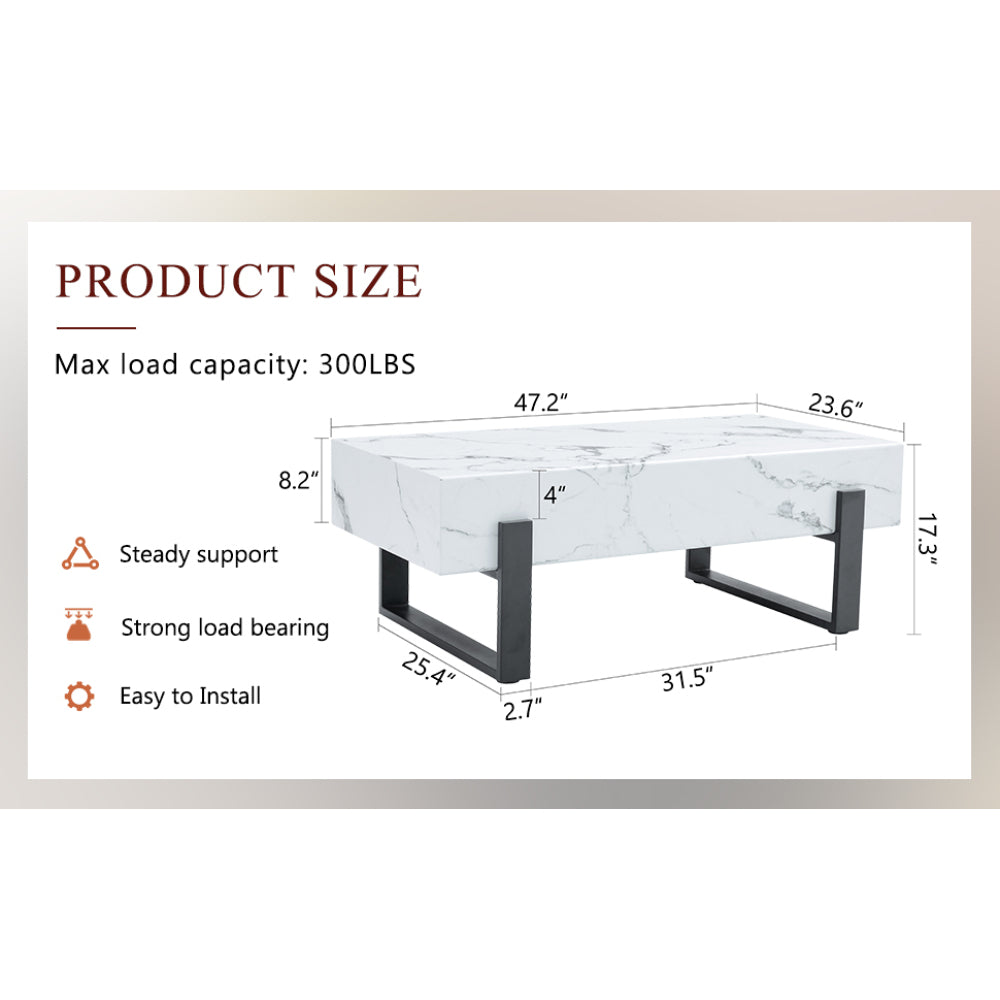 Ezra Coffee Table (White)