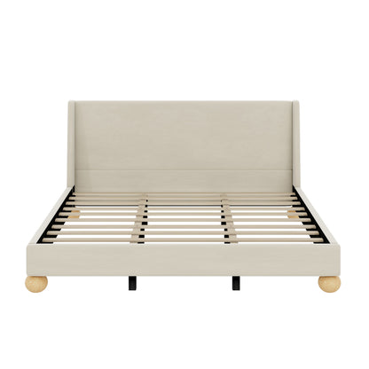 Charles Bed, King (Cream)
