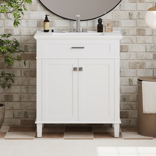 Gill Bathroom Vanity (White)