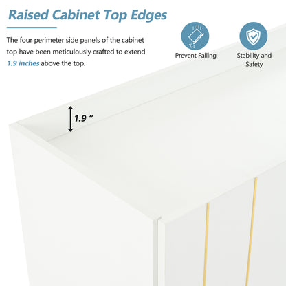Meyer Accent Cabinet (White)
