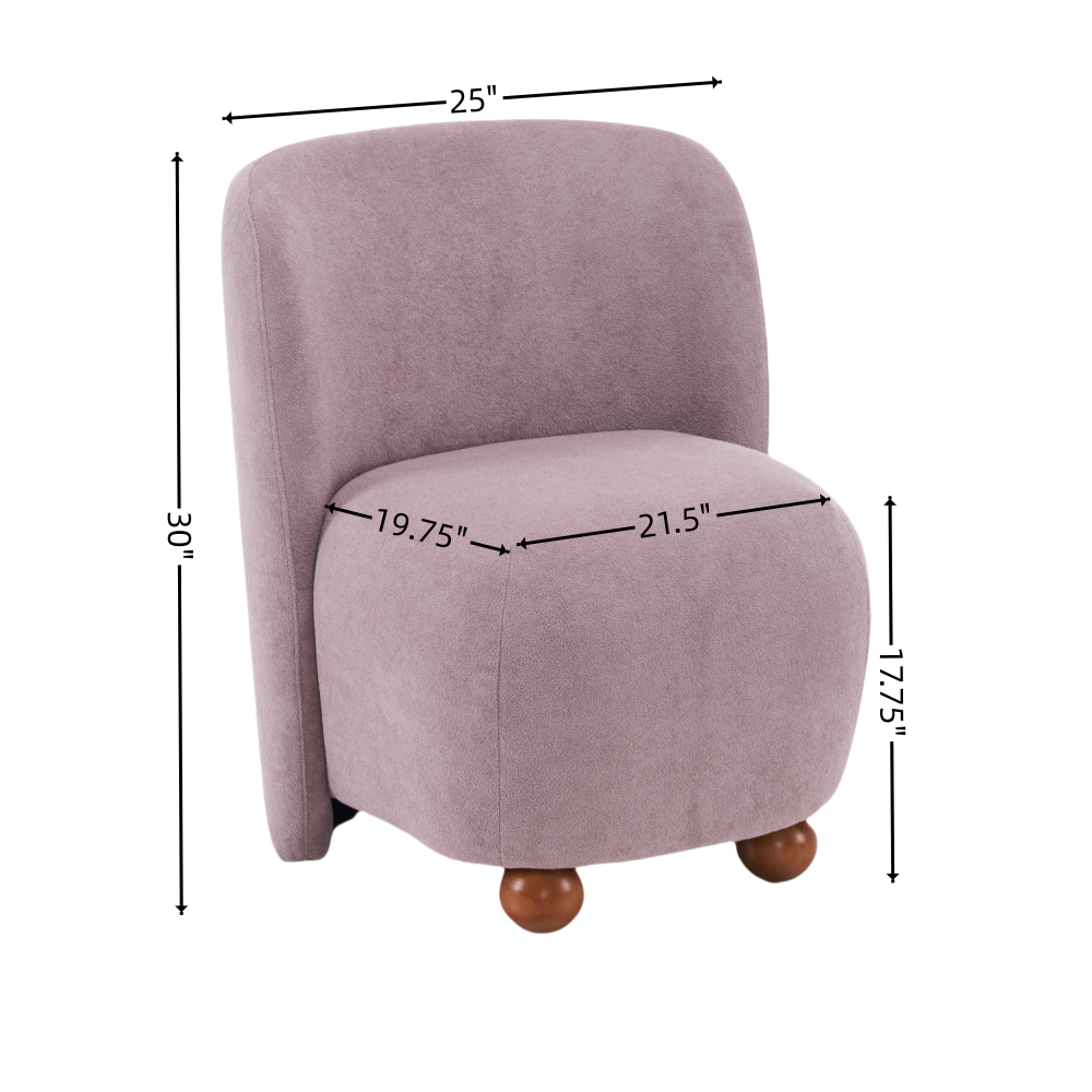 Jacobson Lounge Chair, Purple