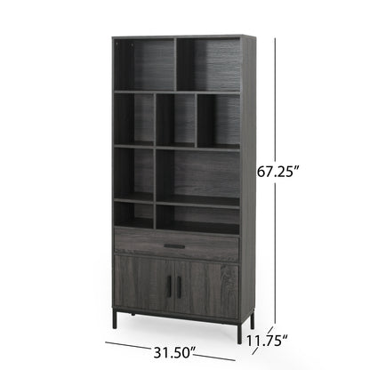 Elliana Bookshelf (Gray)