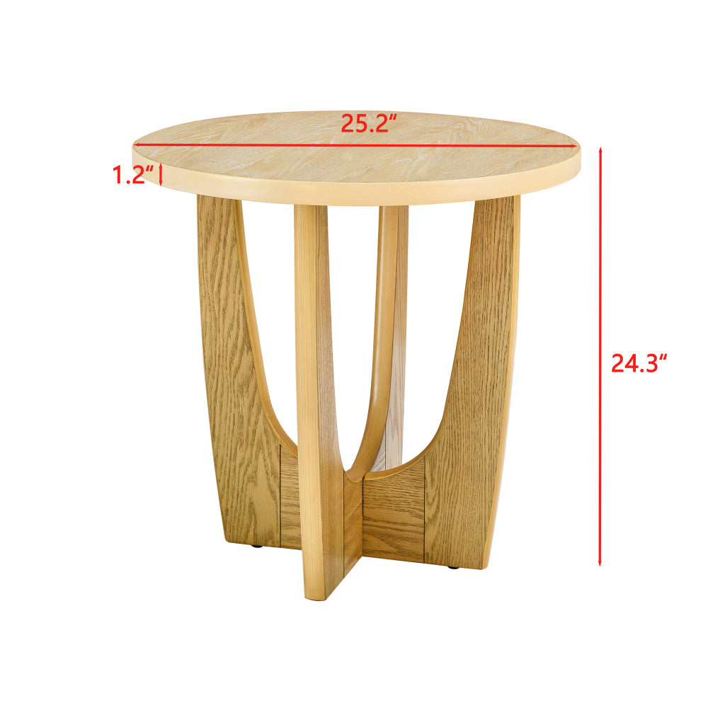 Singleton End Table, Natural