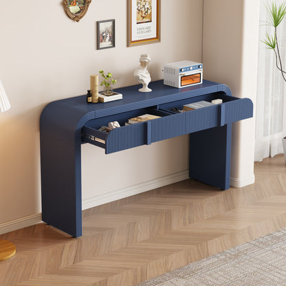 Boyd Accent Table (Navy Blue)