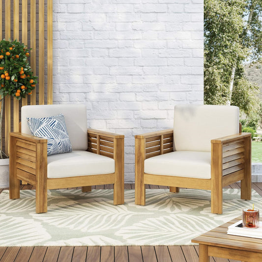 Kamiyah Patio Chair, Set of 2 (Natural)