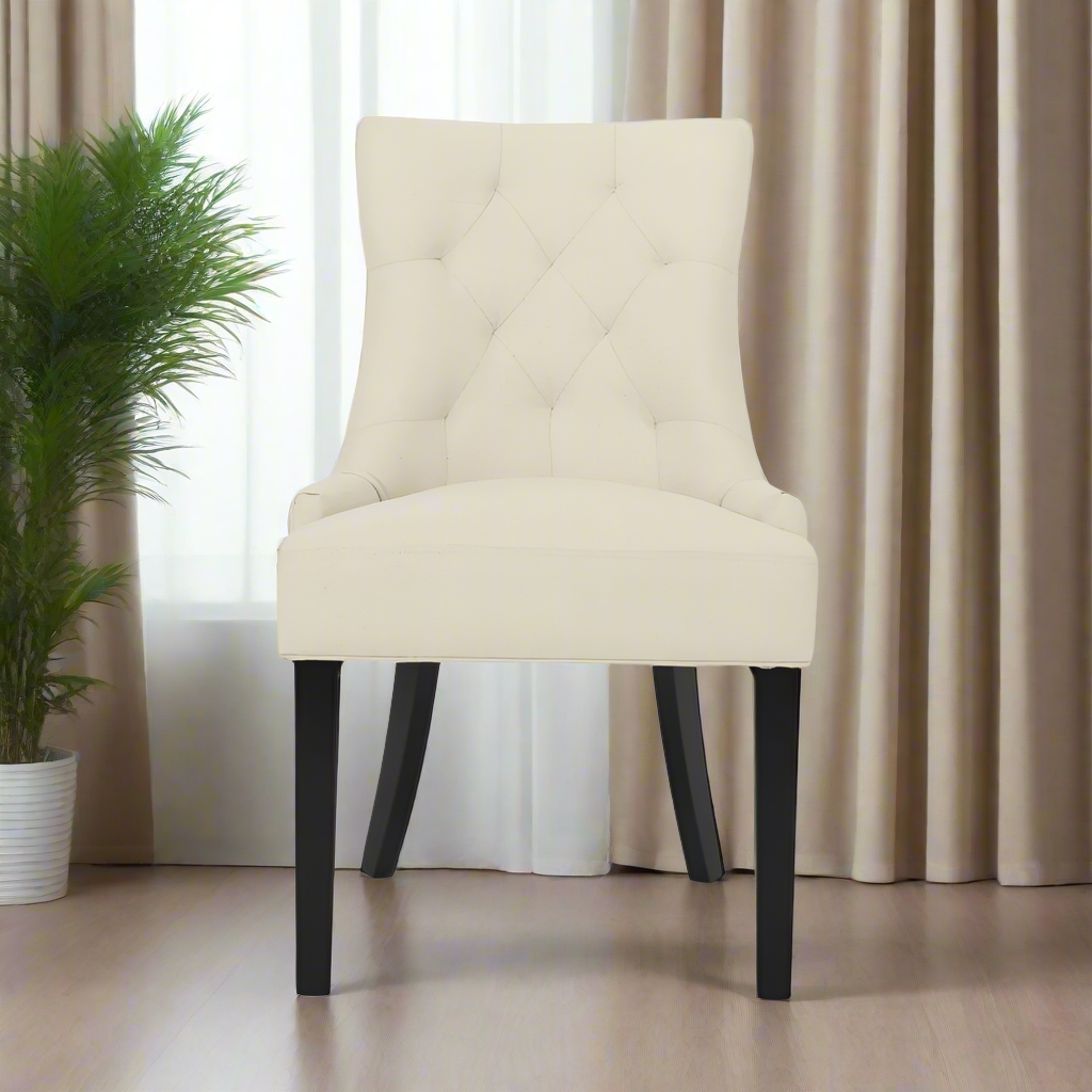 Bella Dining Chair, Set of 2 (Beige)