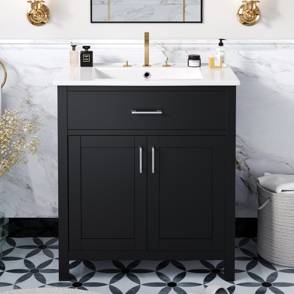 Goodman Bathroom Vanity, Black