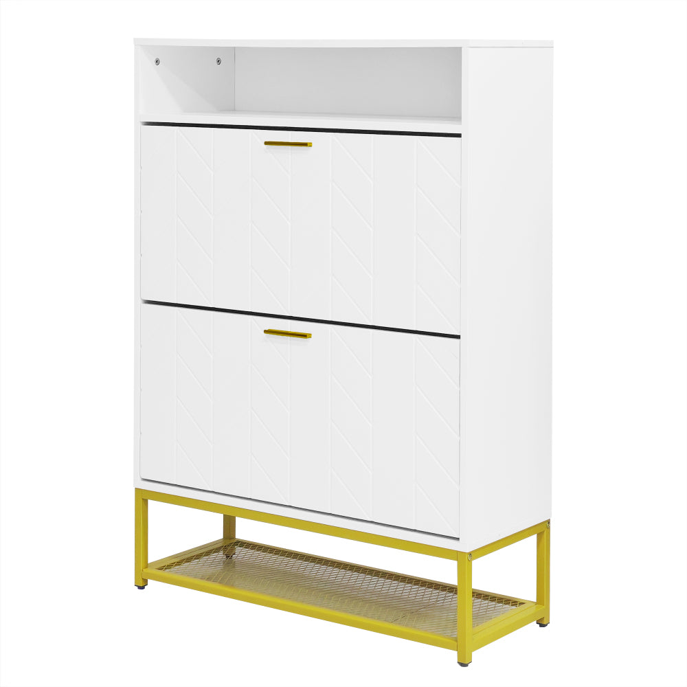 Stokes Shoe Cabinet (White)