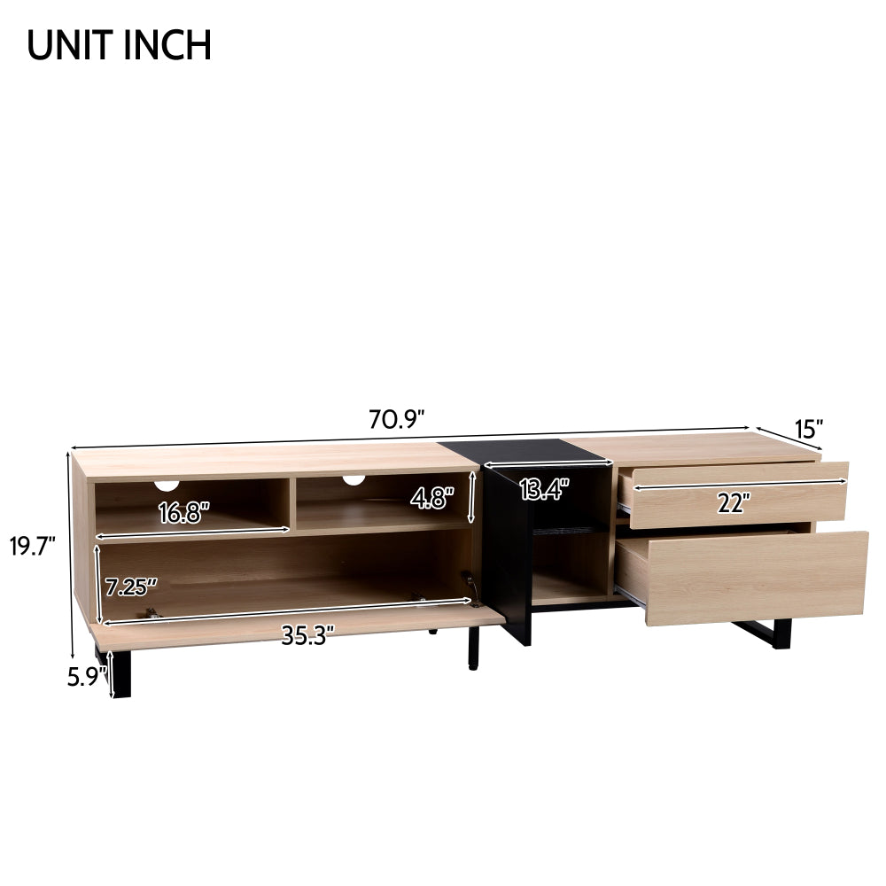 Karter TV Stand (Natural)