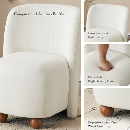 Jacobson Lounge Chair, White