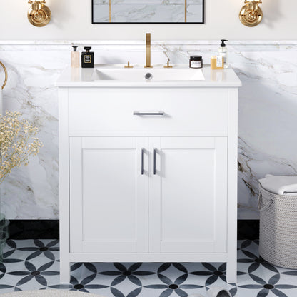 Goodman Bathroom Vanity, White