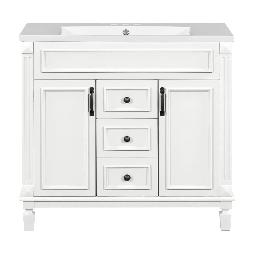 Becker Bathroom Vanity (White)