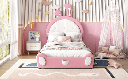 Bunny Bed, Twin (Pink)