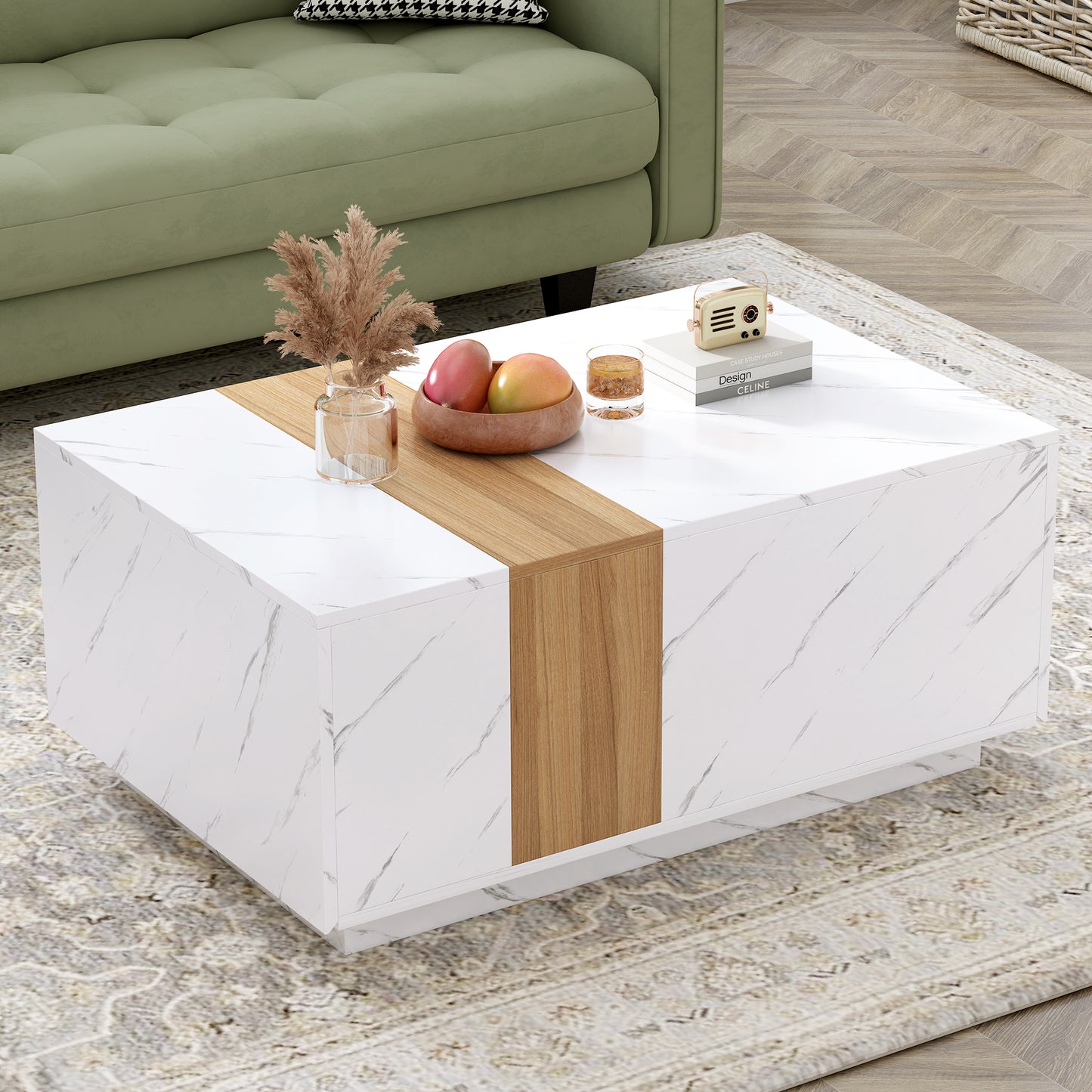 Emir Coffee Table (White)