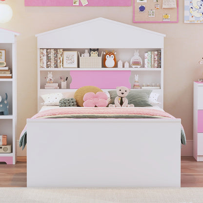 Cabrera Kids Bed, Twin (Pink)
