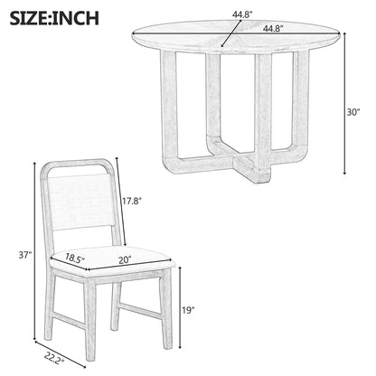 Wiley Dining Set, Set of 6 (Grey)