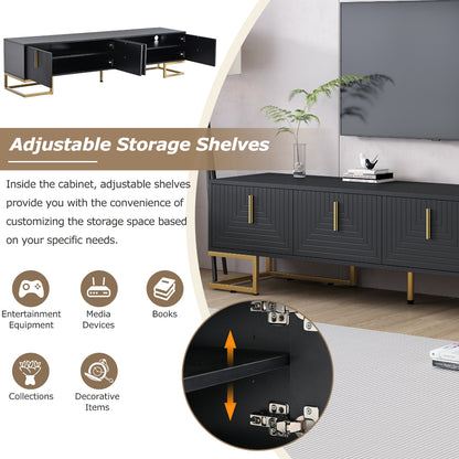 Hugh TV Stand (Black)