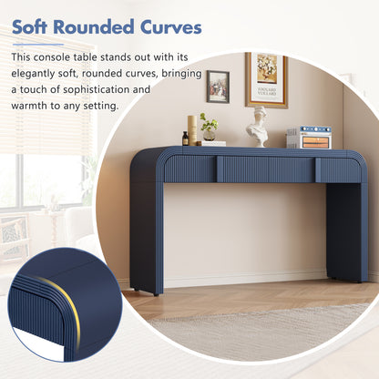 Boyd Accent Table (Navy Blue)