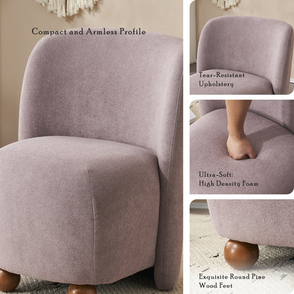 Jacobson Lounge Chair, Purple