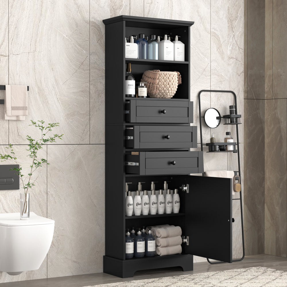 Hazel Bathroom Cabinet (Black)