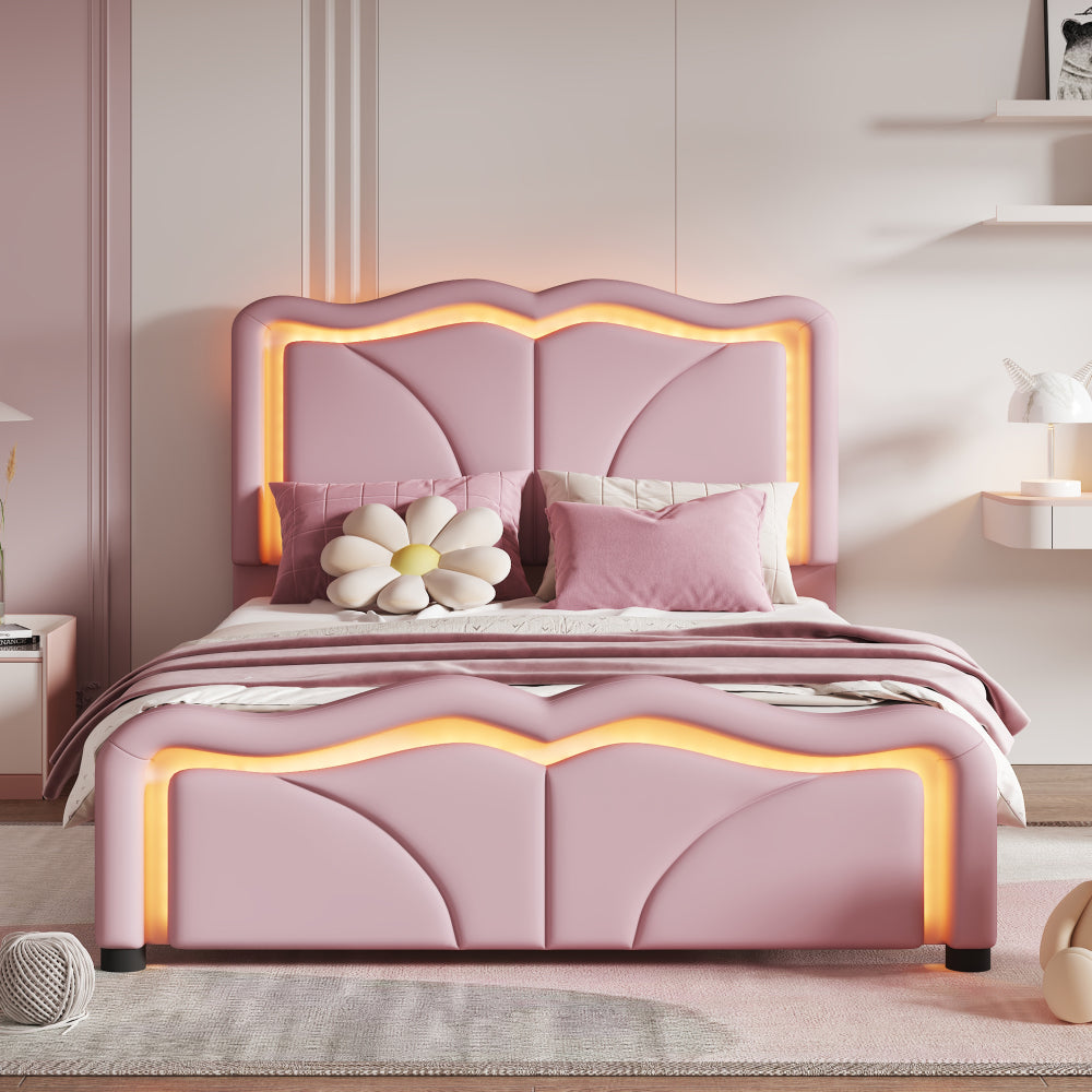 Rory Kids Bed, Twin (Pink)