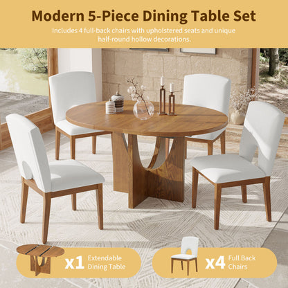 Hanson Dining Set, Set of 5 (Natural)