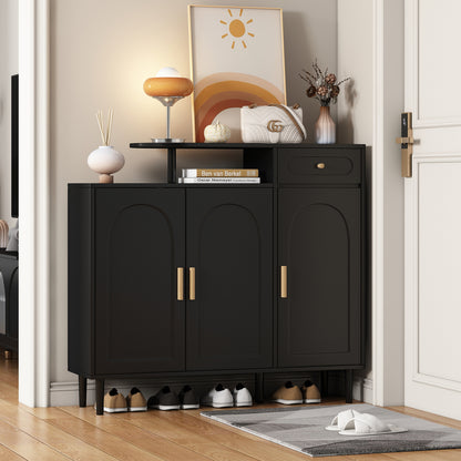 Brycen Shoe Cabinet (Black)