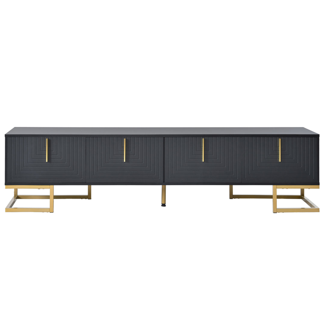 Hugh TV Stand (Black)