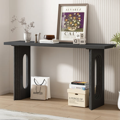 Crystal Accent Table, Black