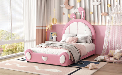 Bunny Bed, Twin (Pink)