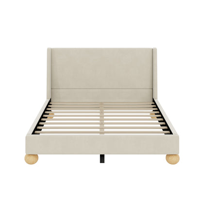 Charles Bed, Queen (Cream)