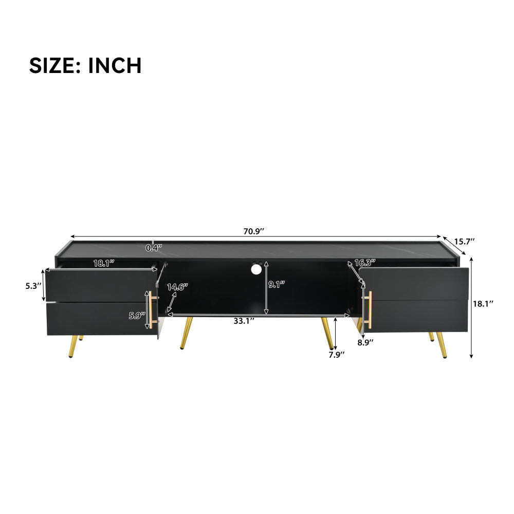Evelynn TV Stand (Black)